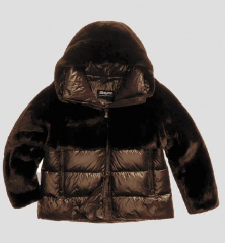 Chaqueta Blauer Nylon pelo marron